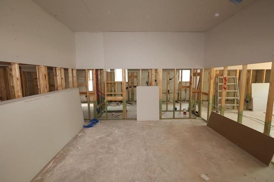 Spacious, unfurnished interior of a new home in The Woodlands Hills 70’, Willis (Image 16).