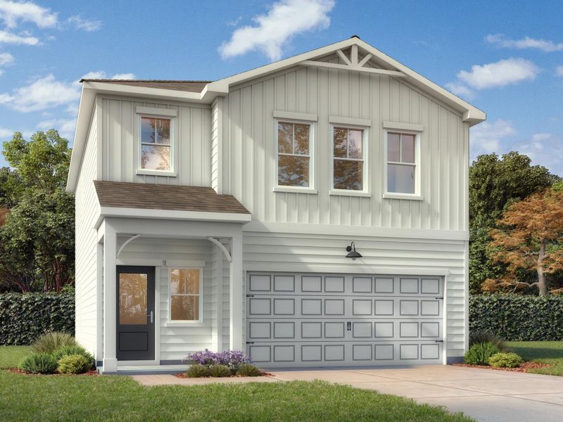 The Hartwell B Exterior Elevation The Hartwell B Exterior Elevation