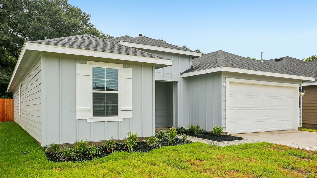 Front exterior of a new home in China Grove, China, TX, highlighting curb appeal (Image 19).