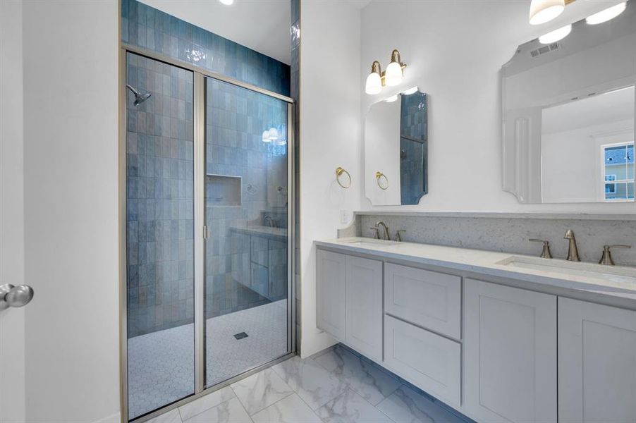 Furnished interior view inside a new home in , Midlothian (Image 9).