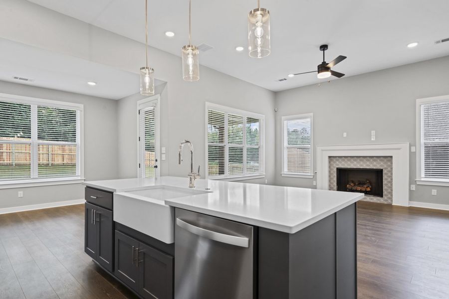 Furnished interior view inside a new home in Twin Oaks, Oakland (Image 6).