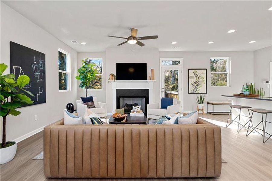 Furnished interior view inside a new home in Harmony, Auburn (Image 37).