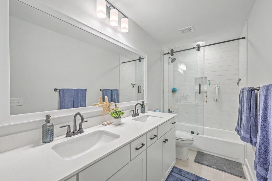 Furnished interior view inside a new home in , Johns Island (Image 38).