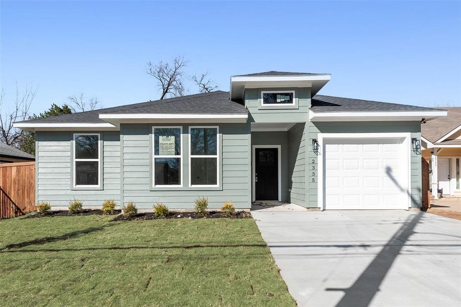 Front exterior of a new home in , Dallas, TX, highlighting curb appeal (Image 16).