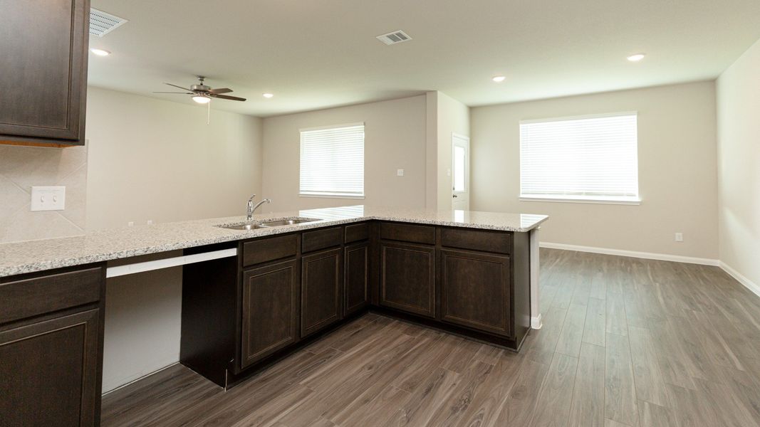 Kitchen to Dining Area