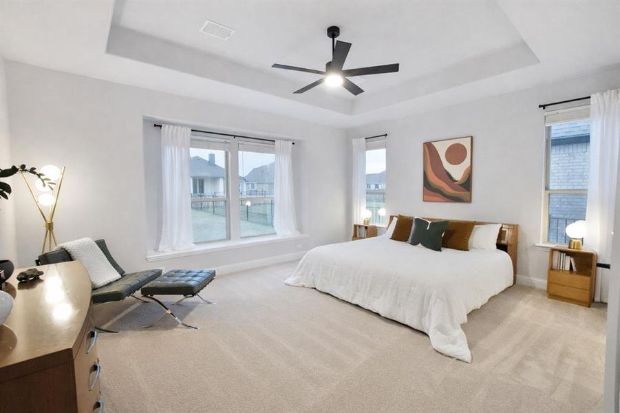 Furnished interior view inside a new home in Abe's Landing, Granbury (Image 19).