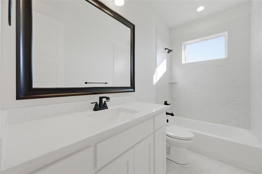Furnished interior view inside a new home in Coyote Crossing, Godley (Image 9).