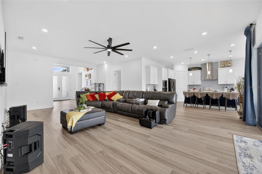 Furnished interior view inside a new home in Robin's Cove at Epperson, Wesley Chapel (Image 12).