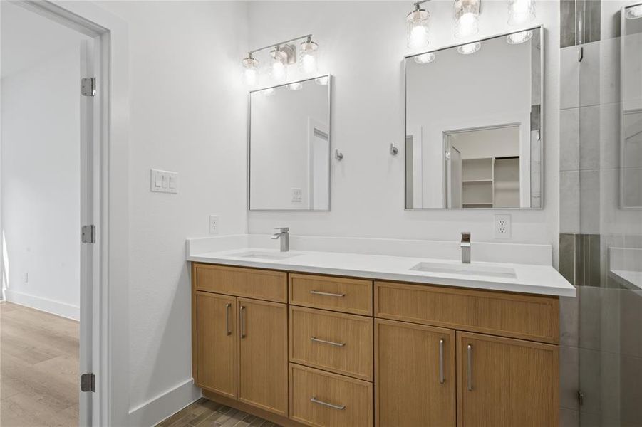 Furnished interior view inside a new home in , Dallas (Image 13). Furnished interior view inside a new home in , Dallas (Image 13).
