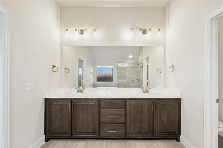 Furnished interior view inside a new home in Timberbrook, Justin (Image 11).