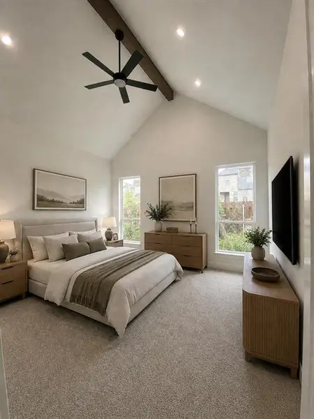 Furnished interior view inside a new home in , Willow Park (Image 13).