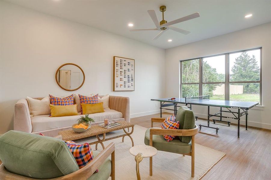 Furnished interior view inside a new home in , Burleson (Image 13).