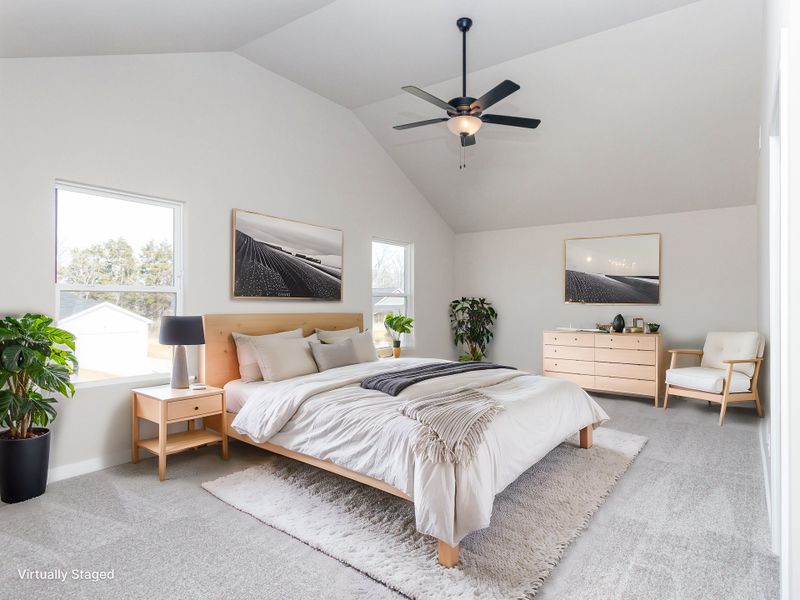 Representative furnished interior of a home built from the Cypress w/ Bonus Rm by Nason Homes in Woodland Farms, Dickson (Image 8).