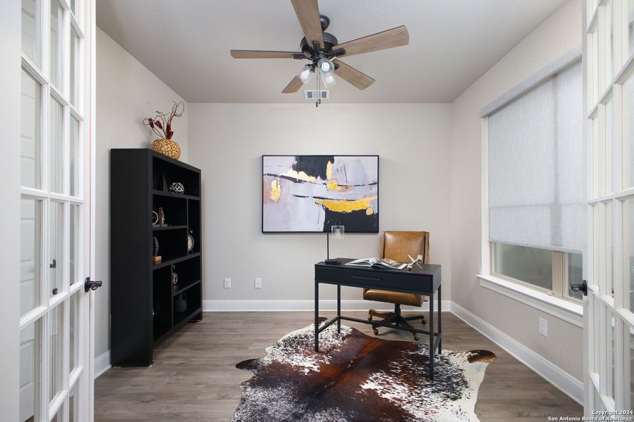 Representative furnished interior of a home built from the The Malta by Whitestone Custom Homes in Johnson Ranch, Bulverde (Image 16).