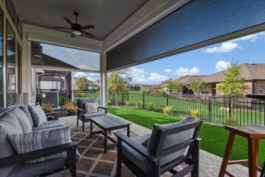 Exterior details and patio area of a home in , Willis (Image 25). Exterior details and patio area of a home in , Willis (Image 25).