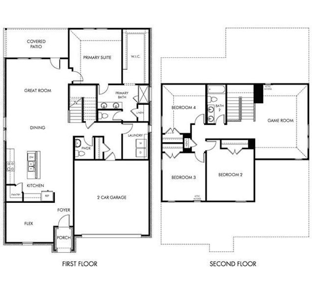 2D floor plan layout of this home in Windmore, Princeton, TX (Image 3). 2D floor plan layout of this home in Windmore, Princeton, TX (Image 3).