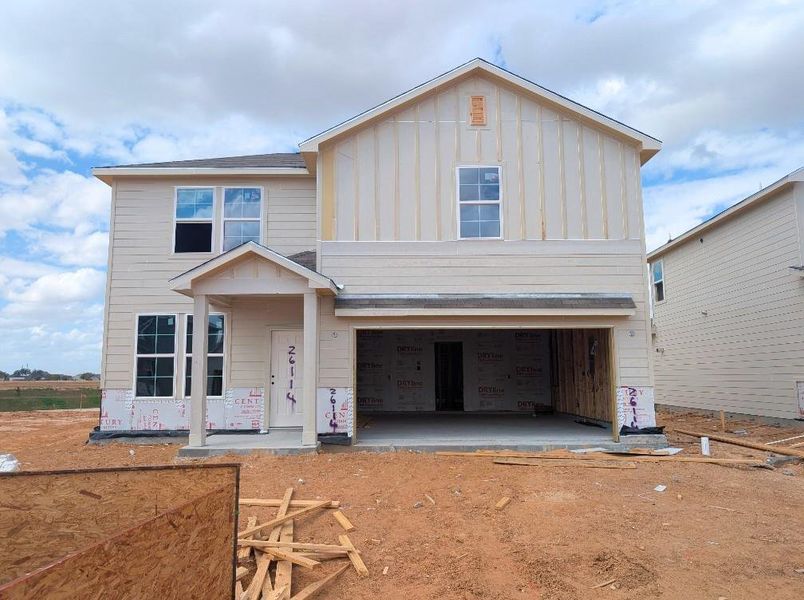 In-progress construction of a new home in Katy Reserve, Katy, TX (Image 28).