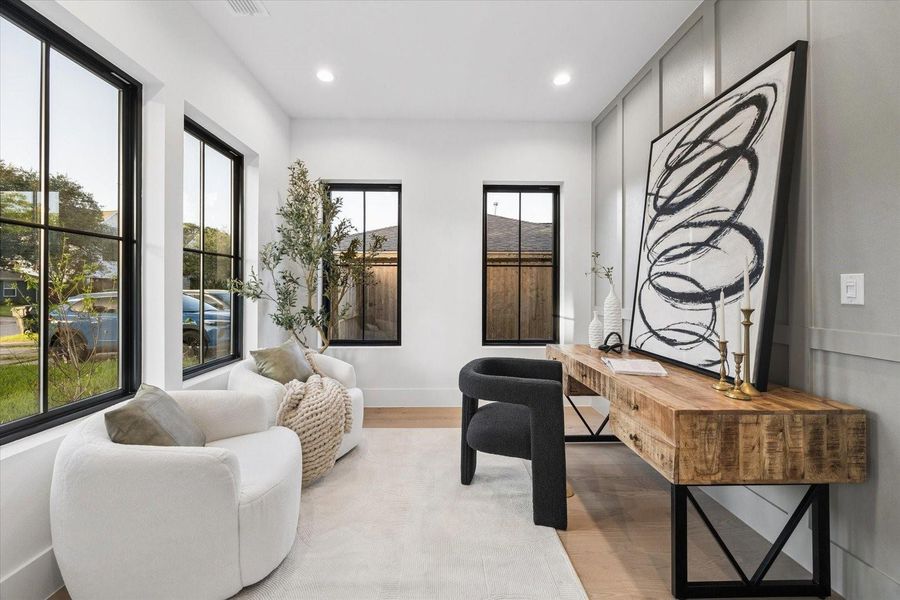 Furnished interior view inside a new home in , Houston (Image 7).