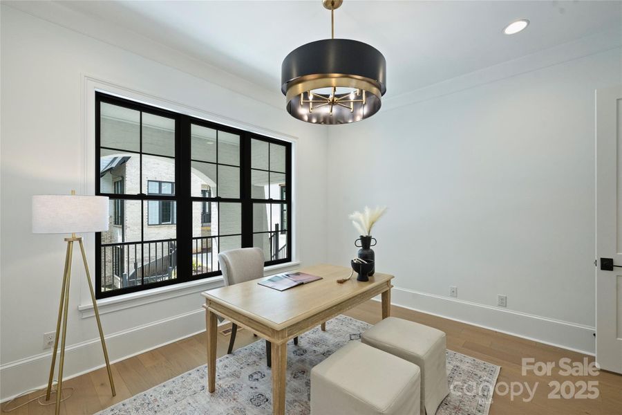 Furnished interior view inside a new home in , Charlotte (Image 29).