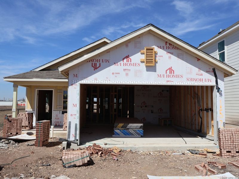 In-progress construction of a new home in Meadows at Clear Springs, New Braunfels, TX (Image 17).