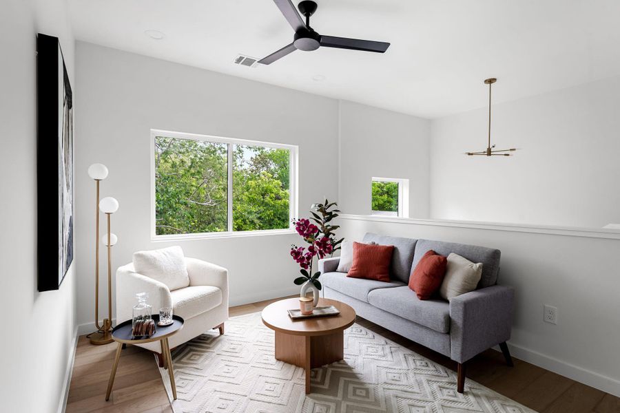 Furnished interior view inside a new home in , Austin (Image 13).