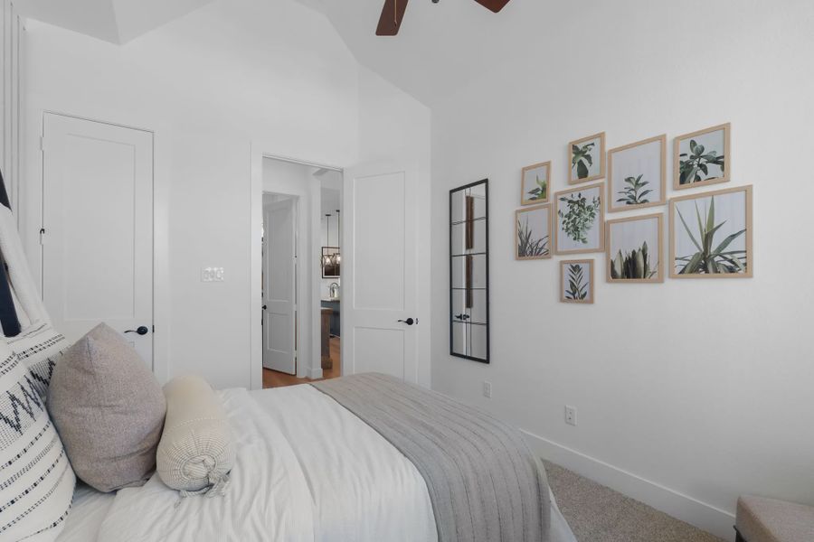 Representative furnished interior of a home built from the Orlando by Chesmar Homes in Brookewater 45's, Rosenberg (Image 6).