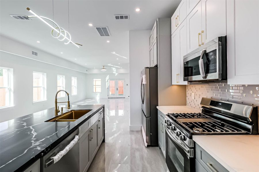 Furnished interior view inside a new home in , Houston (Image 11).