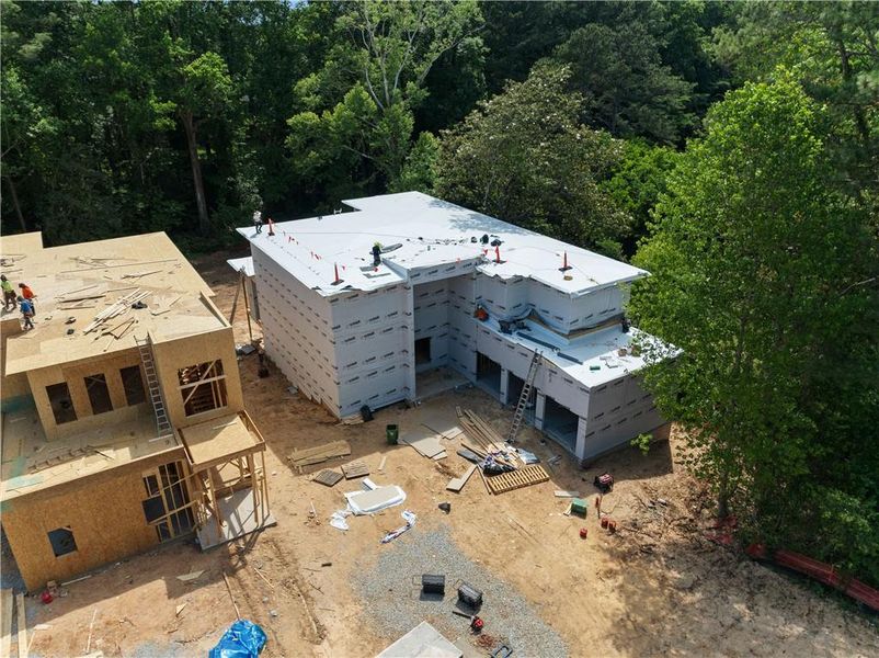 In-progress construction of a new home in , Atlanta, GA (Image 14).