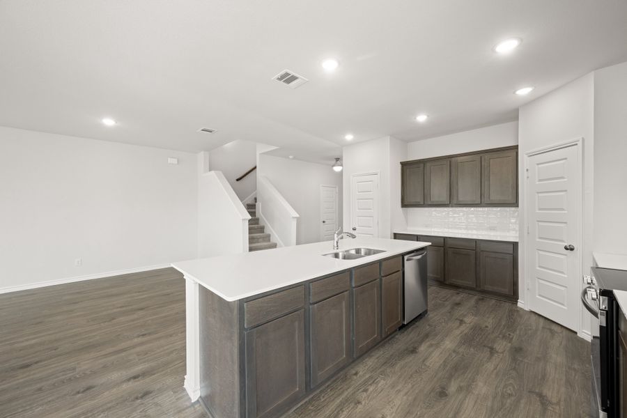 Furnished interior view inside a new home in Eagle Cove, Denton (Image 8).