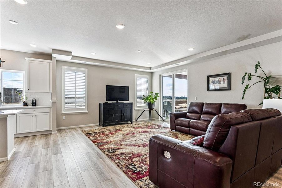 Furnished interior view inside a new home in The Reserve, Aurora (Image 3). Furnished interior view inside a new home in The Reserve, Aurora (Image 3).