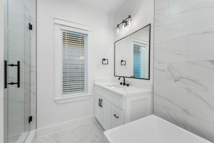 Primary Bathroom with Soaking Tub