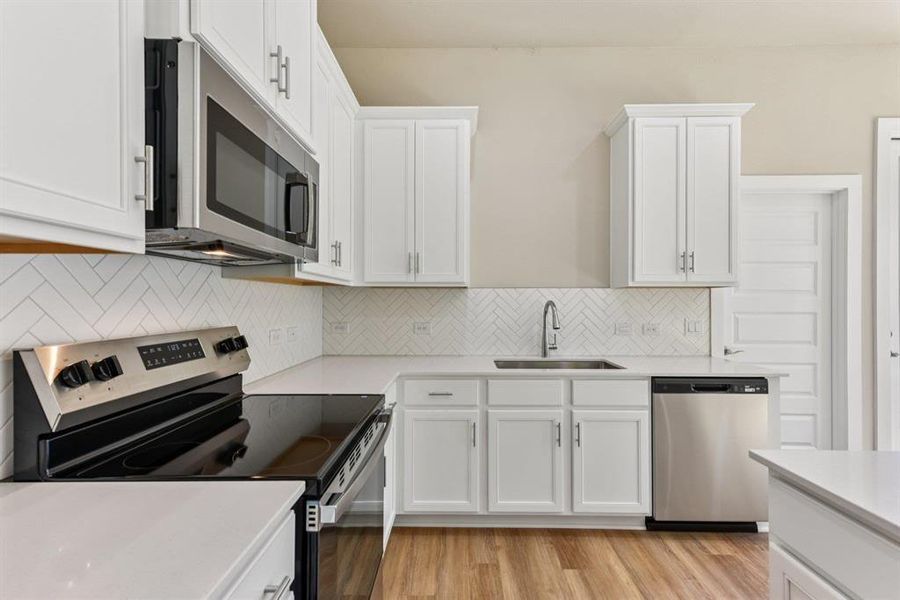 Furnished interior view inside a new home in , Cottonwood Shores (Image 9).