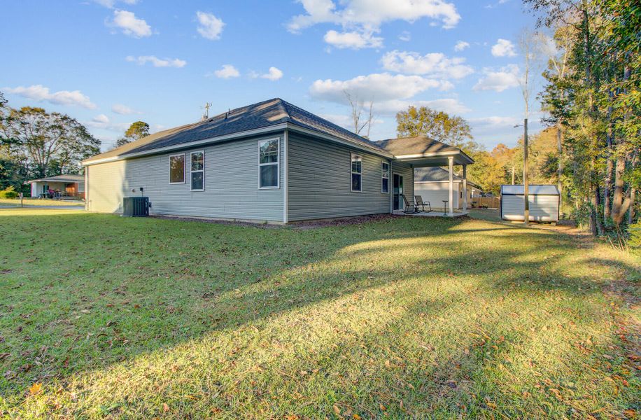 Exterior details and patio area of a home in , St. Stephen (Image 28).