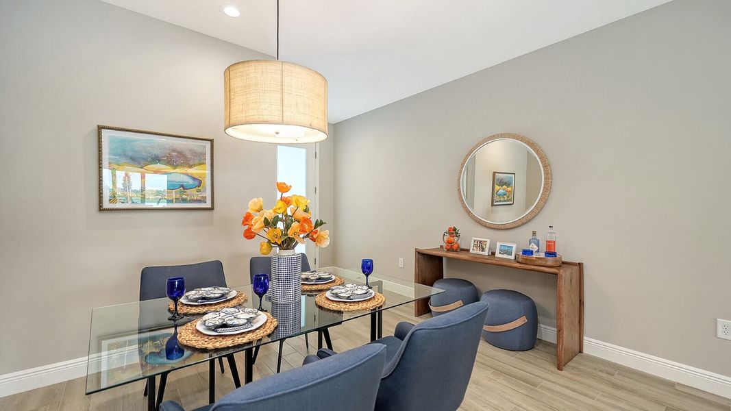 Representative furnished interior of a home built from the Avery by Neal Communities in SkySail, Naples (Image 15).