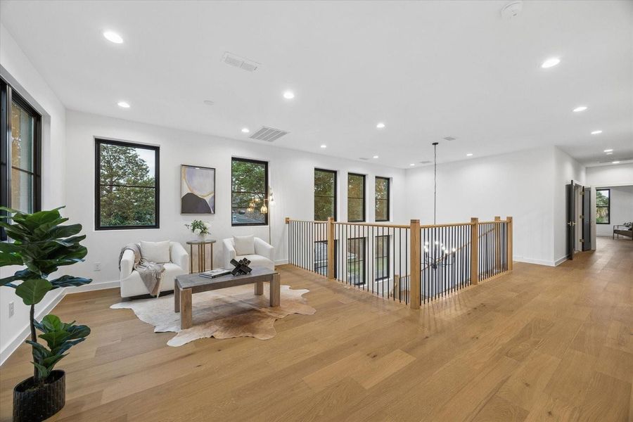Furnished interior view inside a new home in , Houston (Image 26).