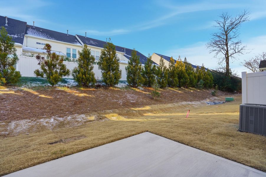 Exterior details and patio area of a home in Harrisburg Village Townhomes, Harrisburg (Image 27). Exterior details and patio area of a home in Harrisburg Village Townhomes, Harrisburg (Image 27).