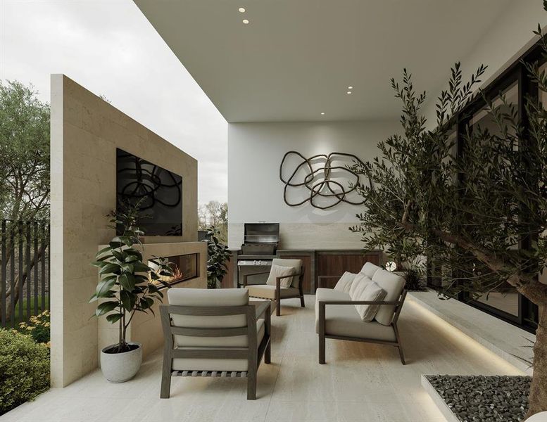 Furnished interior view inside a new home in , Southlake (Image 10). Furnished interior view inside a new home in , Southlake (Image 10).