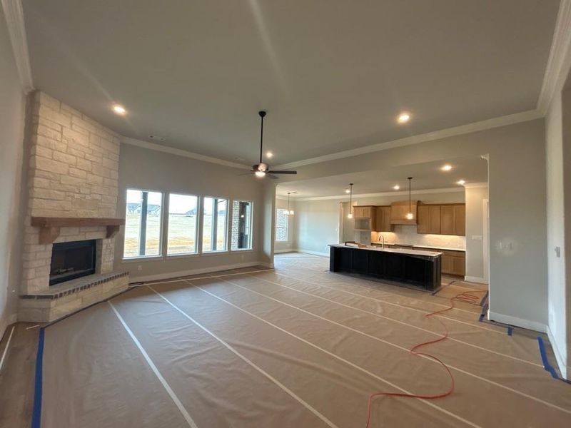 In-progress construction of a new home in Creekview Addition, Van Alstyne, TX (Image 11).