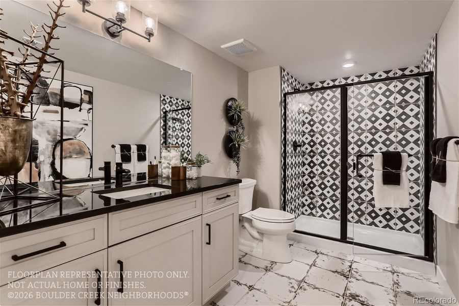 Furnished interior view inside a new home in , Broomfield (Image 35).