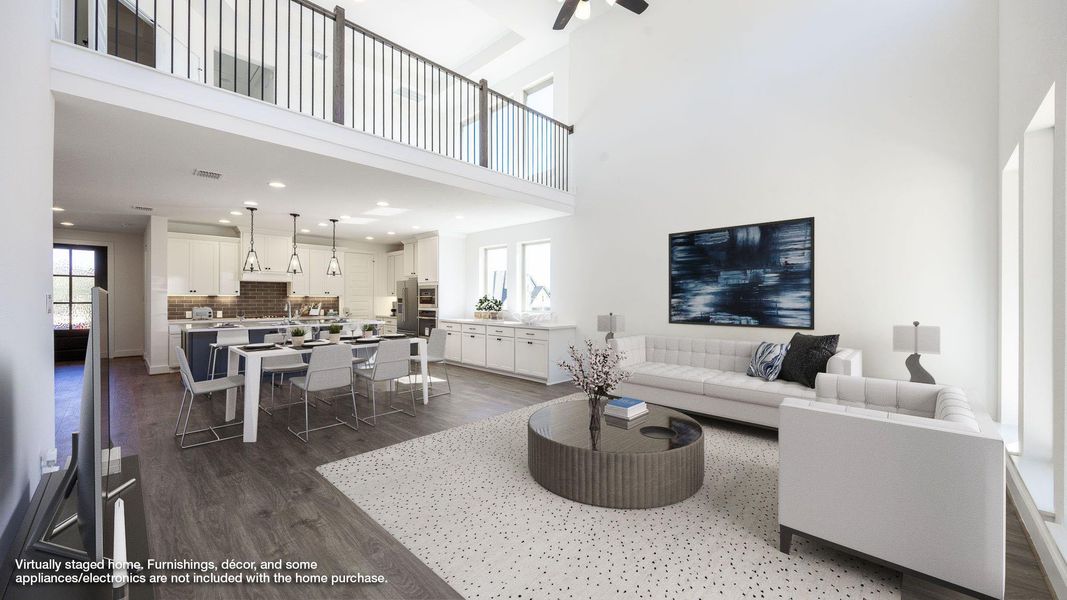 Furnished interior view inside a new home in Nolina 60', Georgetown (Image 10).