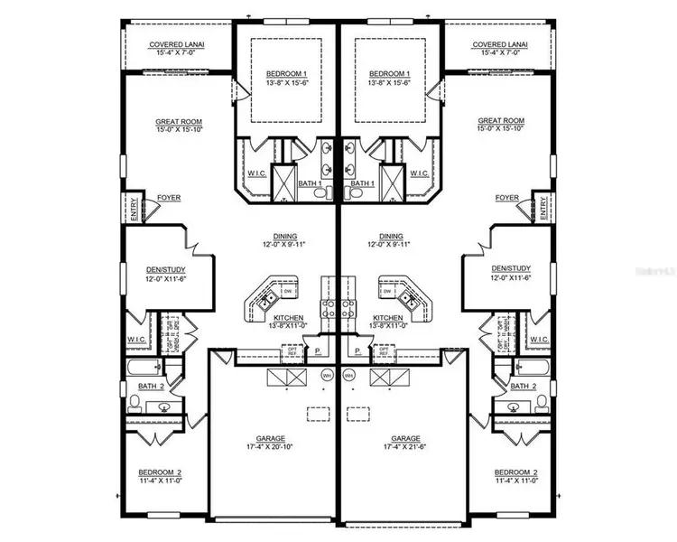 2D floor plan layout of this home in Star Farms at Lakewood Ranch, Lakewood Ranch, FL (Image 5).