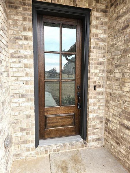 Exterior details and patio area of a home in , Howe (Image 2). Exterior details and patio area of a home in , Howe (Image 2).