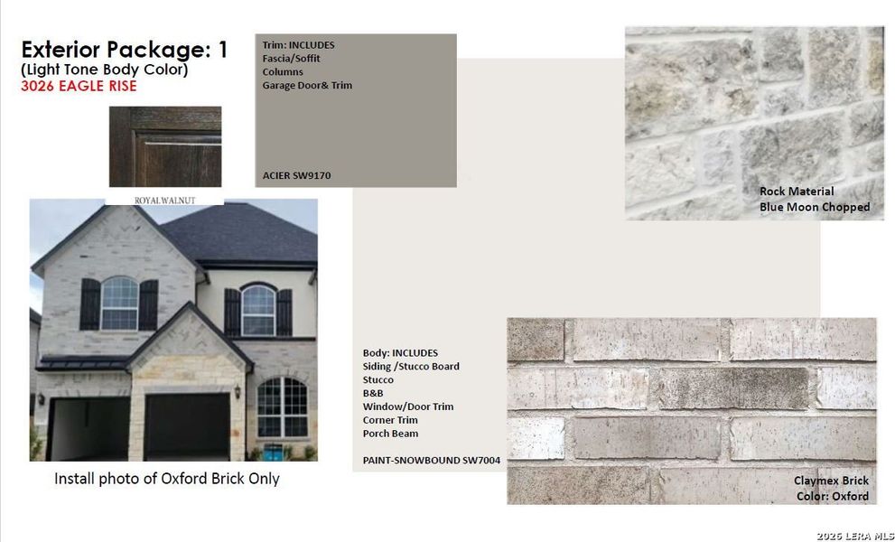 Sample of building materials used in homes in Ladera, San Antonio (Image 3).