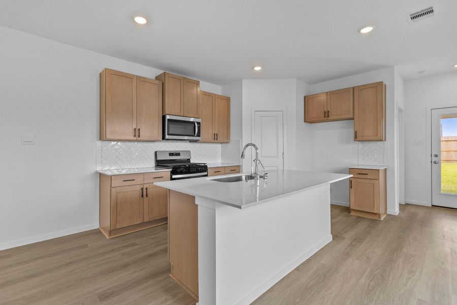 Furnished interior view inside a new home in Cypress Green, Tomball (Image 10).