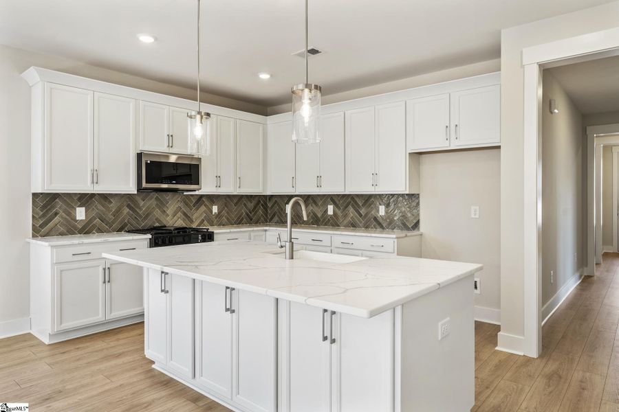 Furnished interior view inside a new home in Saratoga Oaks, Williamston (Image 7).