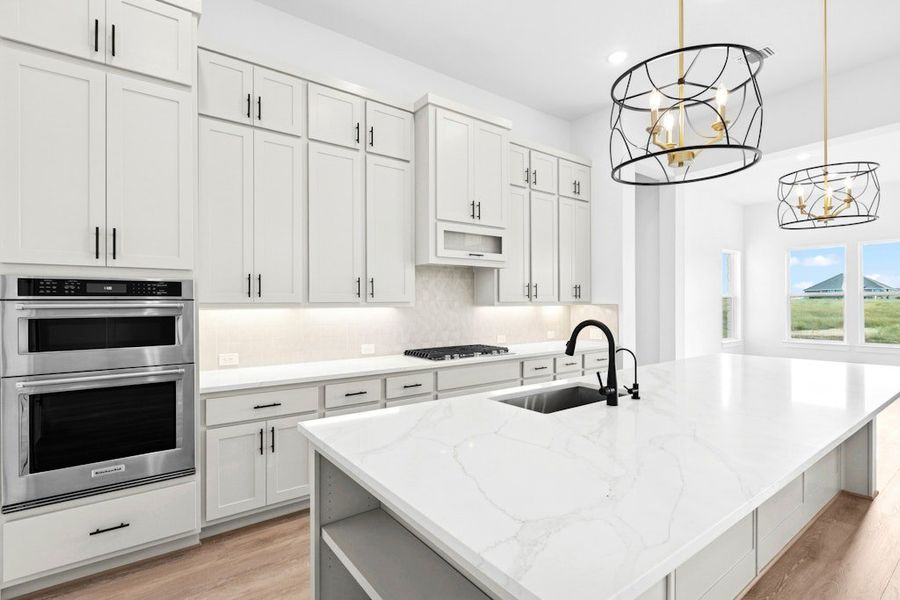 Furnished interior view inside a new home in Leander Estates, Leander (Image 6). Furnished interior view inside a new home in Leander Estates, Leander (Image 6).