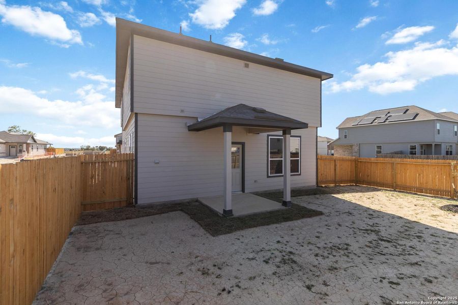 Exterior details and patio area of a home in Applewhite Meadows, San Antonio (Image 3). Exterior details and patio area of a home in Applewhite Meadows, San Antonio (Image 3).