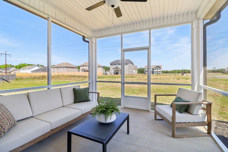 Representative exterior details of a home built from the Bradley II by Great Southern Homes in Sedona, Greenville (Image 49).