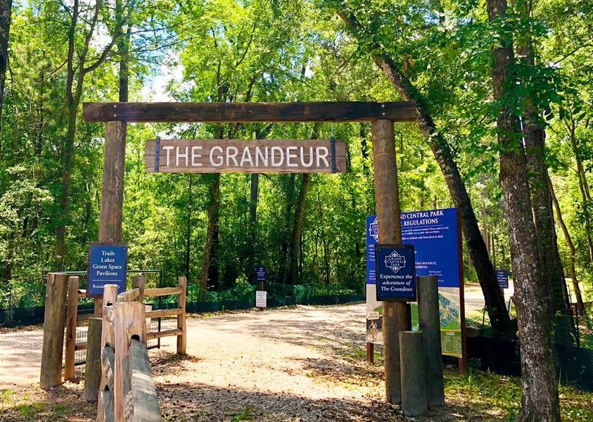 Grand Central Park has miles of shaded walking trails.