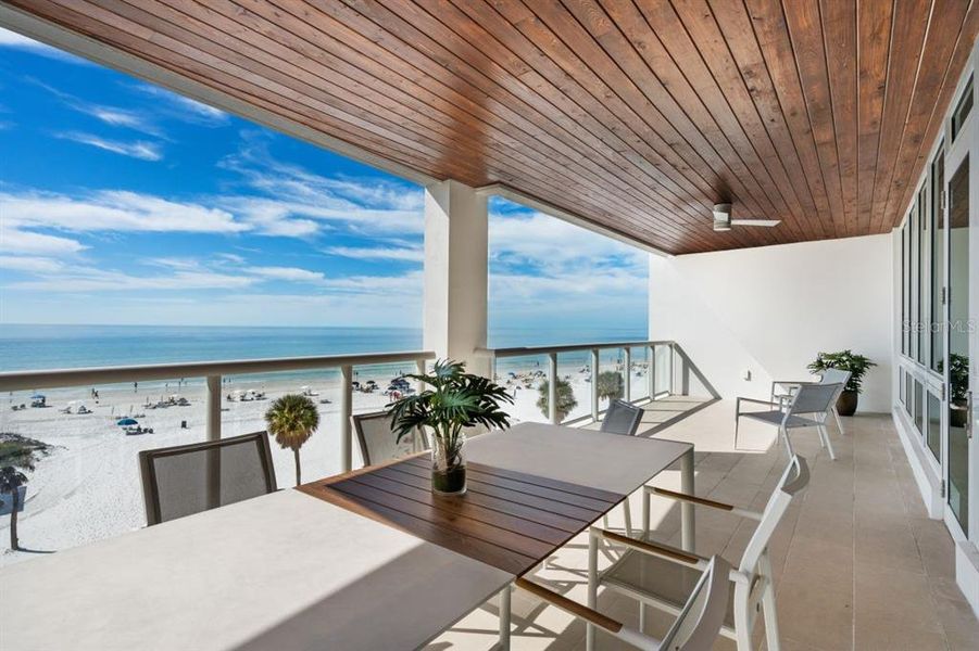 Exterior details and patio area of a home in , Sarasota (Image 23).